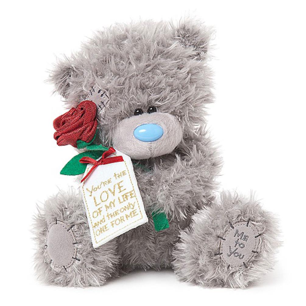 9" Holding Rose & Tag Verse Me to You Bear Extra Image 2